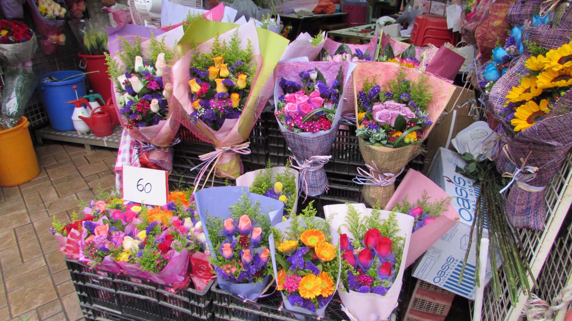 Цветочный рынок на Киевской